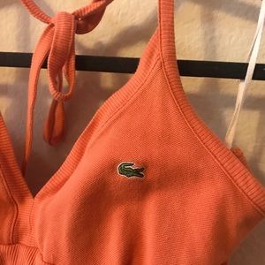 Lacoste Orange Dress